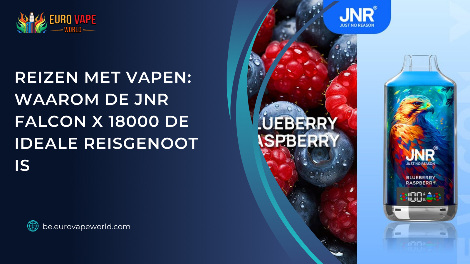 Reizen met Vapen: Waarom de JNR Falcon X 18000 de Ideale Reisgenoot Is